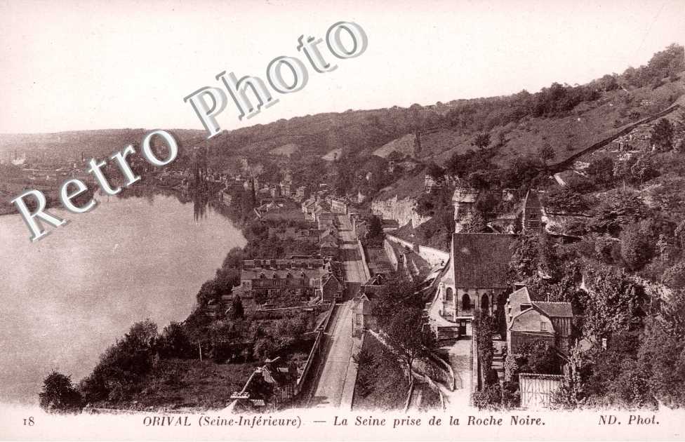 la Seine prise de la Roche Noire