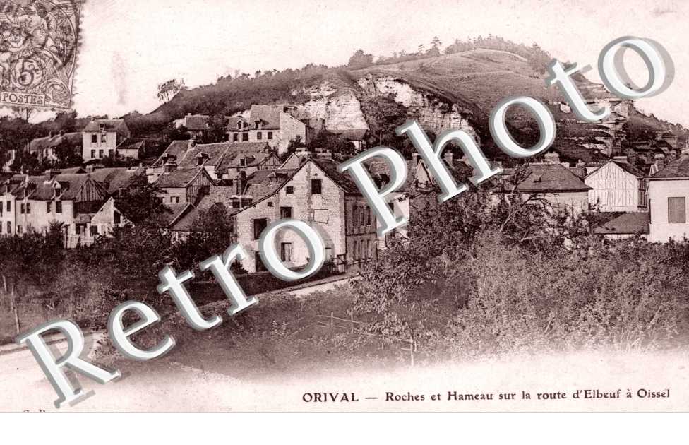 Roches et Hameaur sur la route d&#039;Elbeuf a Oissel