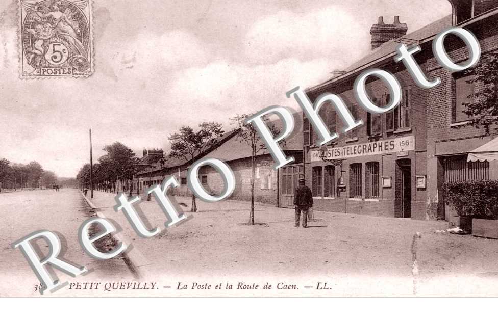 la Poste et la Route de Caen