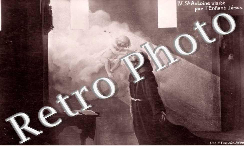 St. Antoine visite par l&#039;enfant Jesus