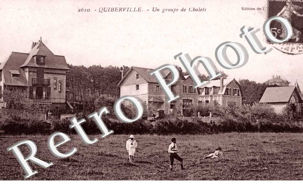 Un groupe de chalets