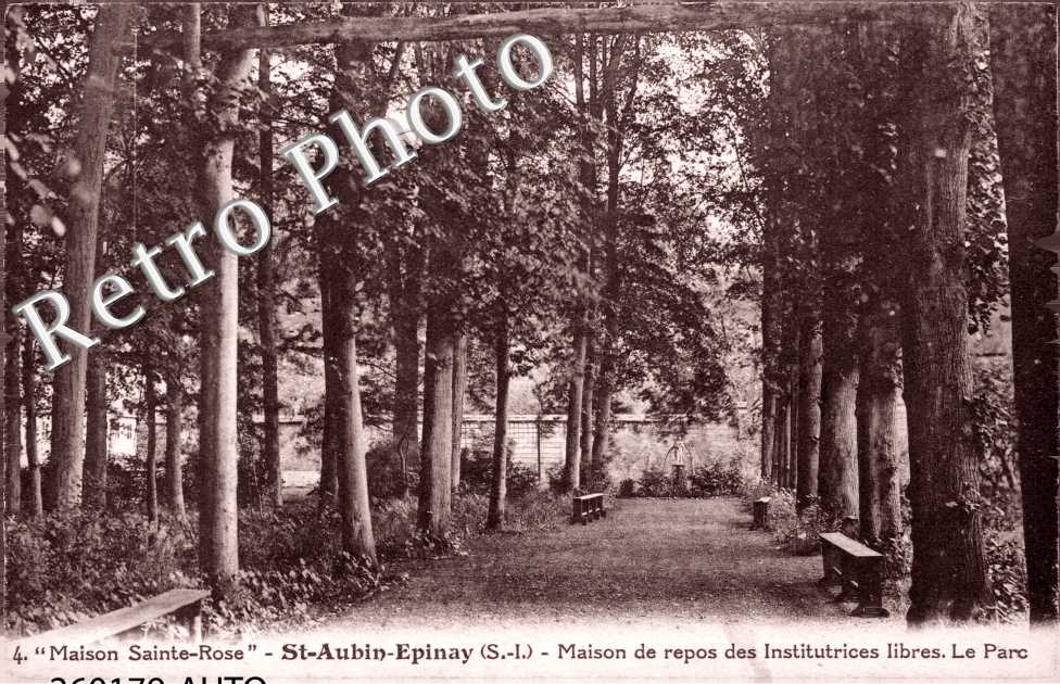 "maison Sainte-Rose - maison de repos des institutrices libres - le parc