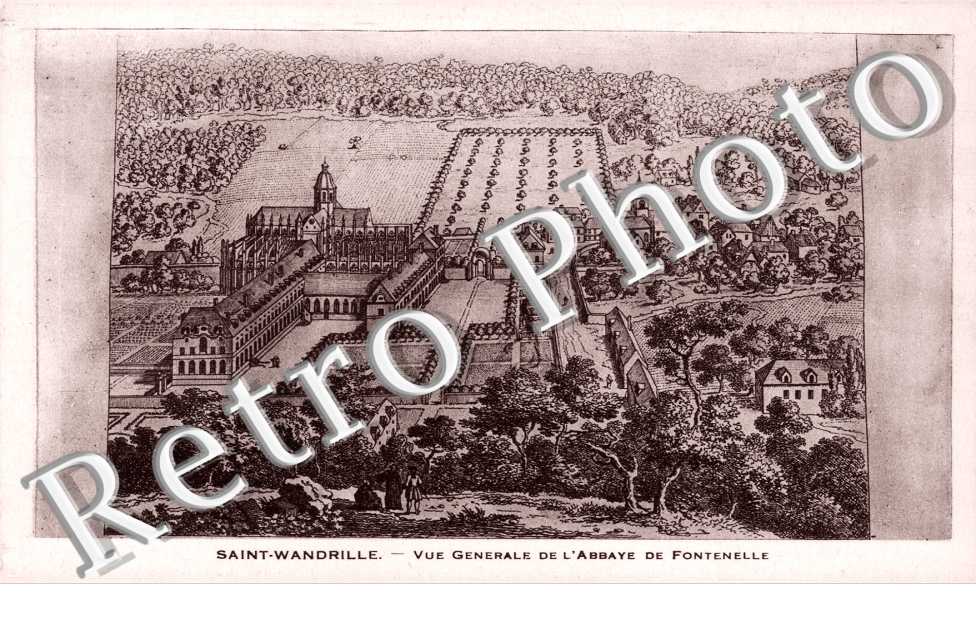 Vue Générale de l&#039;Abbaye de Fontenelle