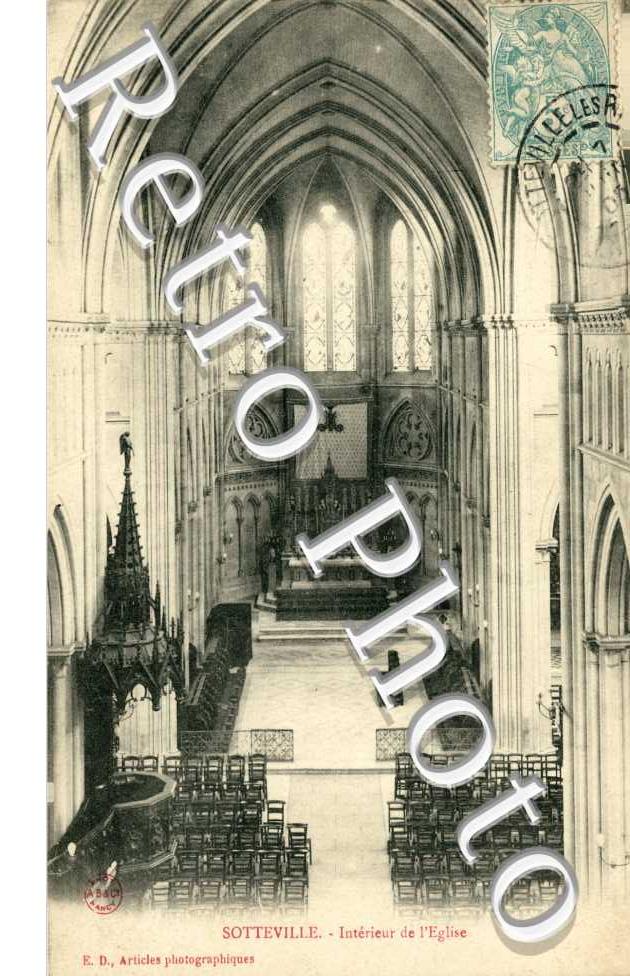 intérieur de l&#039;église (1905)