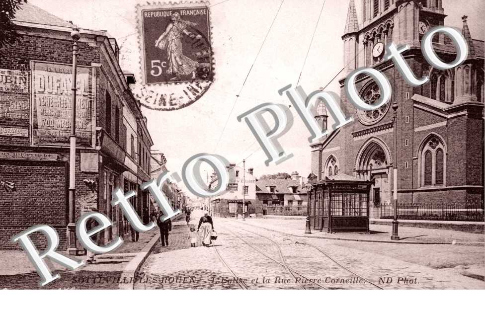 l&#039;Eglise et la Rue Pierre-Corneille