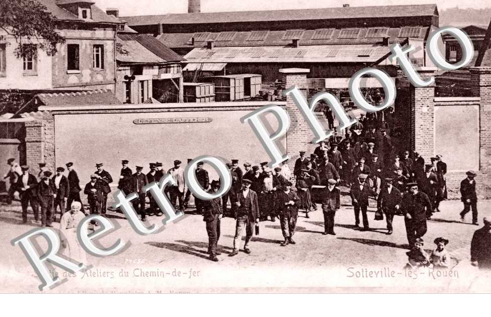 Sortie des Ateliers du Chemin de Fer