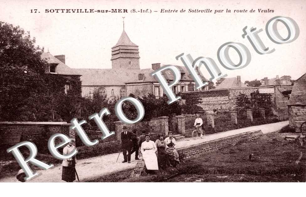 l'Entree de Sotteville par la Route de Veules
