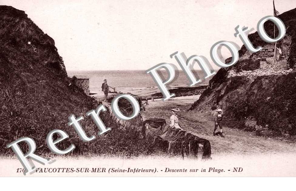 Descente sur la plage
