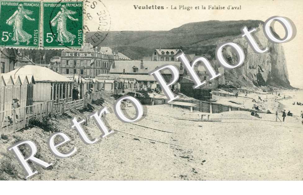 la Plage et la Falaise d'Aval