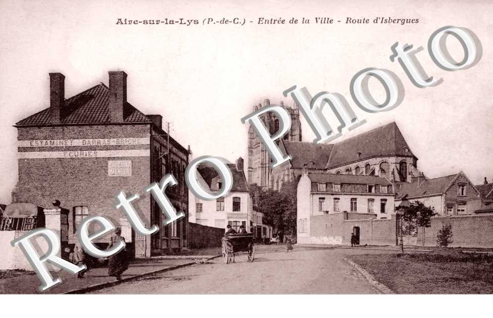entree de la ville, route d'Isbergues