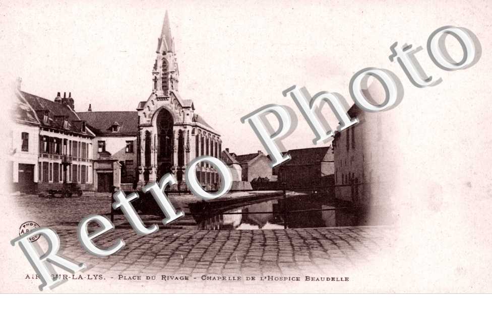 place du Rivage et Chapelle de l'Hospice Beaudelle