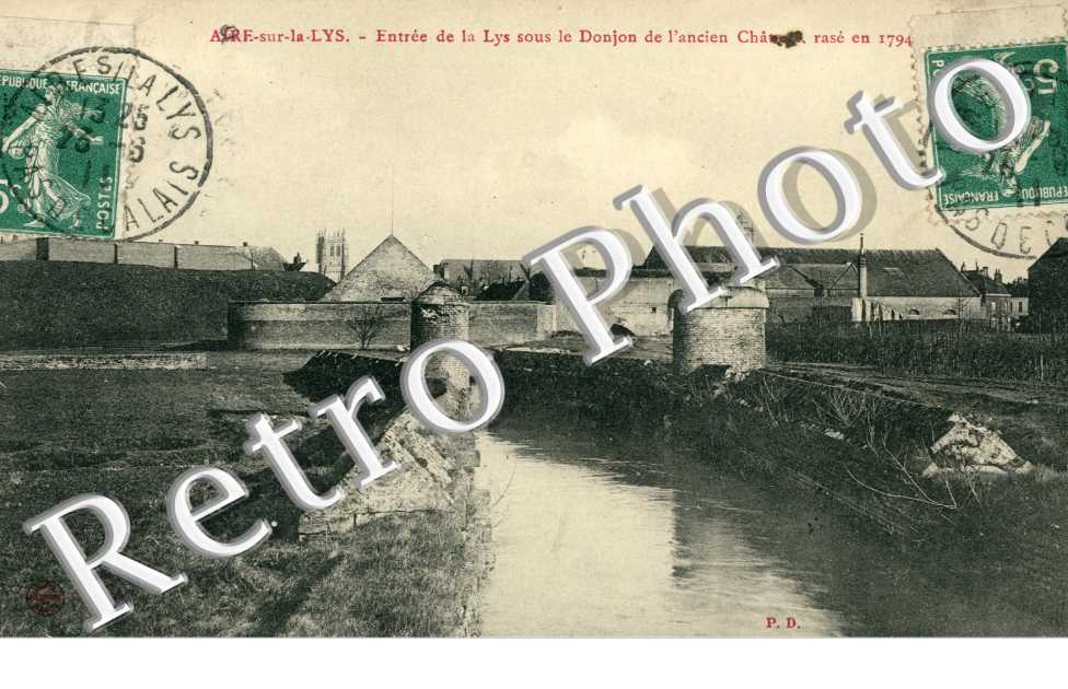 entree de la Lys sous le donjon