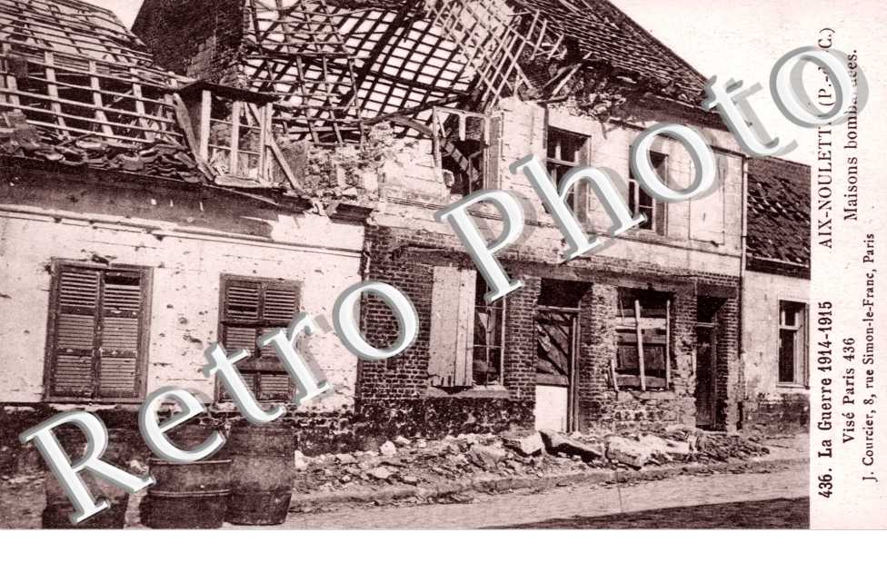 maisons bombardees