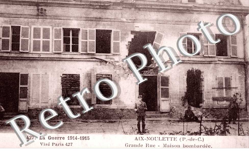 Grande Rue, maison bombardee