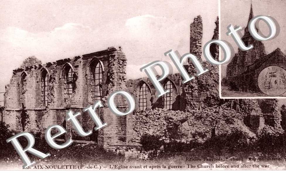 l&#039; eglise avant et apres la guerre