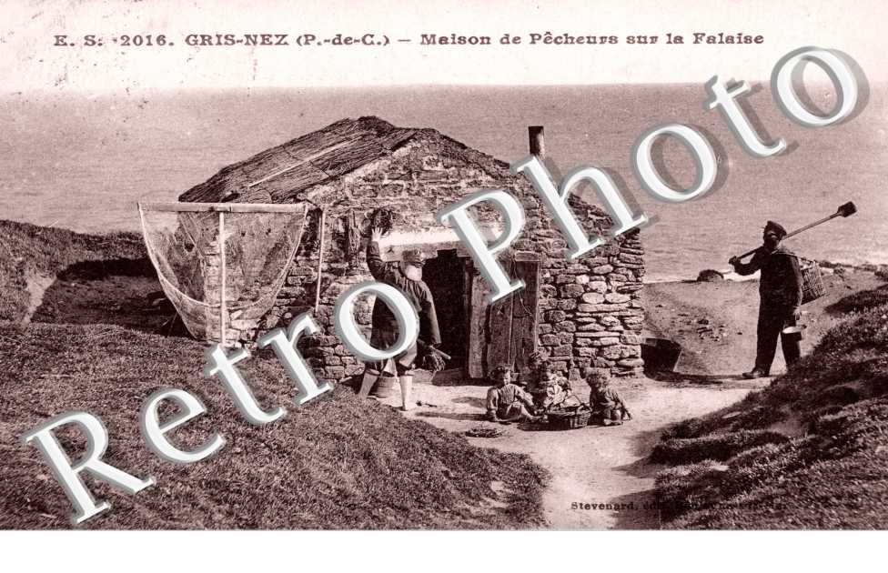 maison de pecheurs sur la falaise