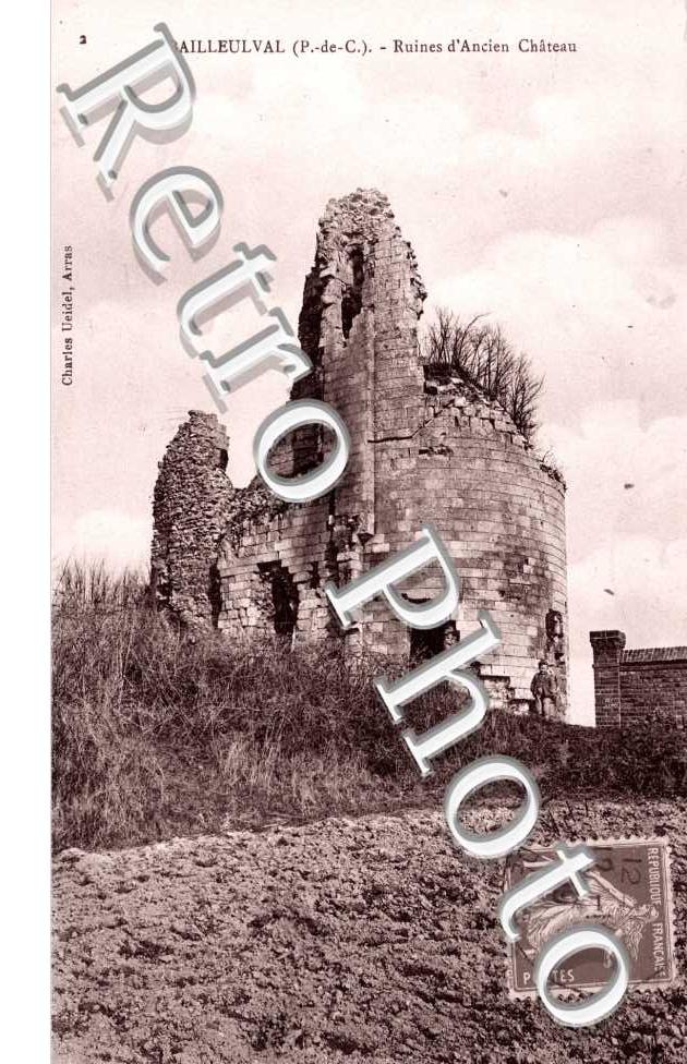 ruines d&#039;ancien chateau