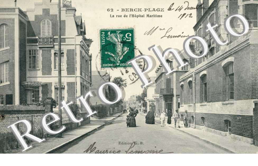 La rue de l'Hôpital Maritime