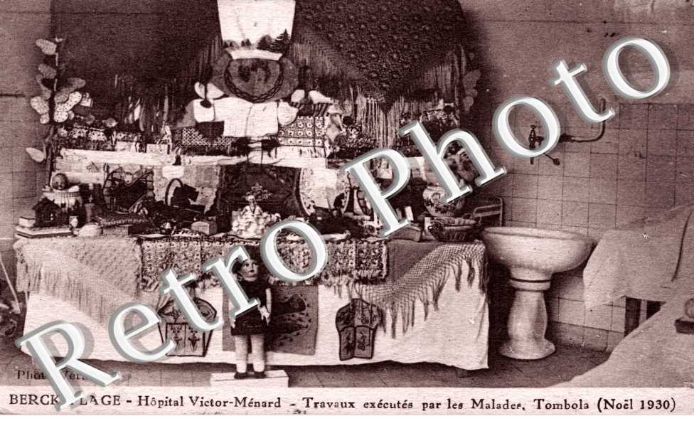 Hopital Victor Mard - Travaux executes par les malades - Tombola Noel 1930