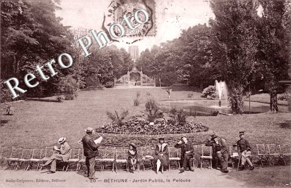 Jardin Public, la pelouse