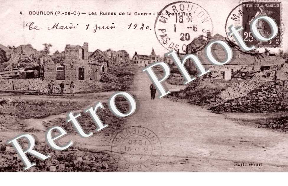 les ruines de la guerre, la Grand&#039;Rue