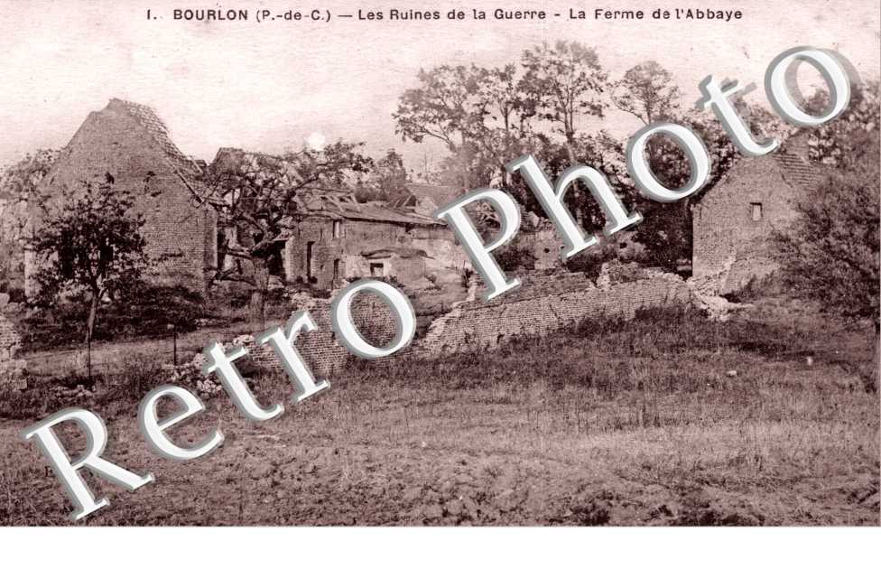 les ruines de la guerre, la ferme de l&#039;abbaye