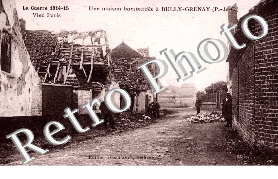 une maison bombardee