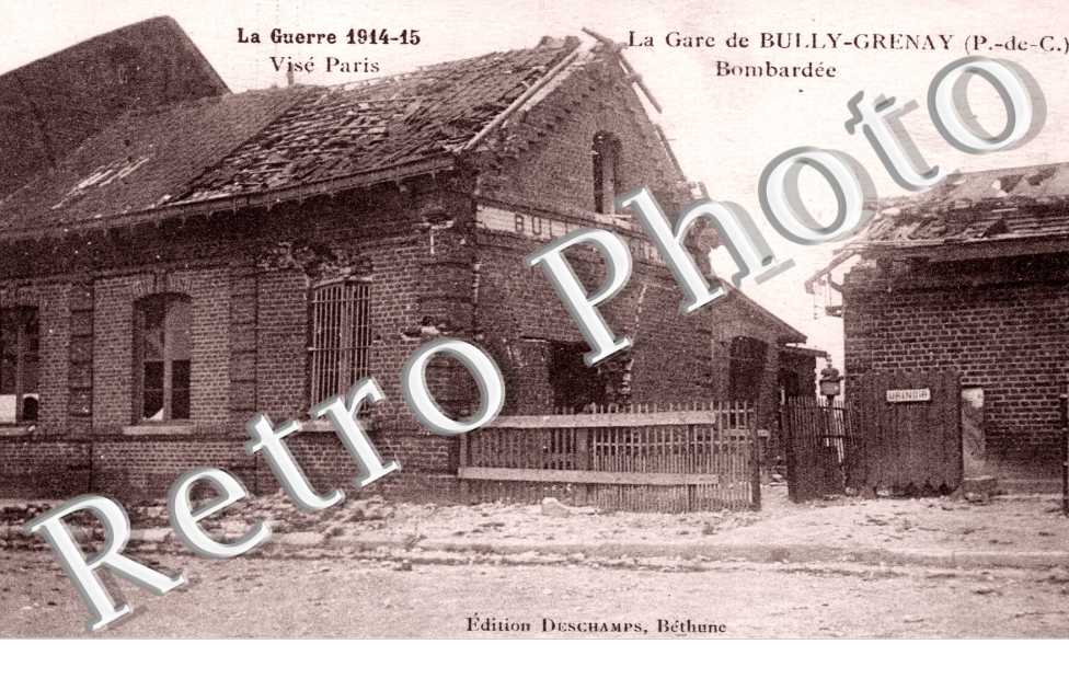 Apr le Bombardement - La gare