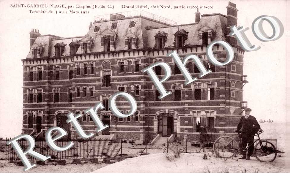 Saint Gabriel Plage, Grand Hotel Tempete Mars 1912