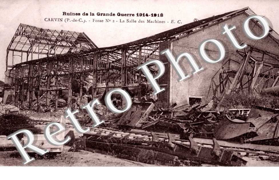Fosse N° 2 la salle des machines
