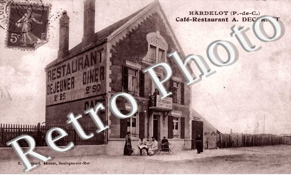 Hardelot, cafe-restaurant A.Decornet