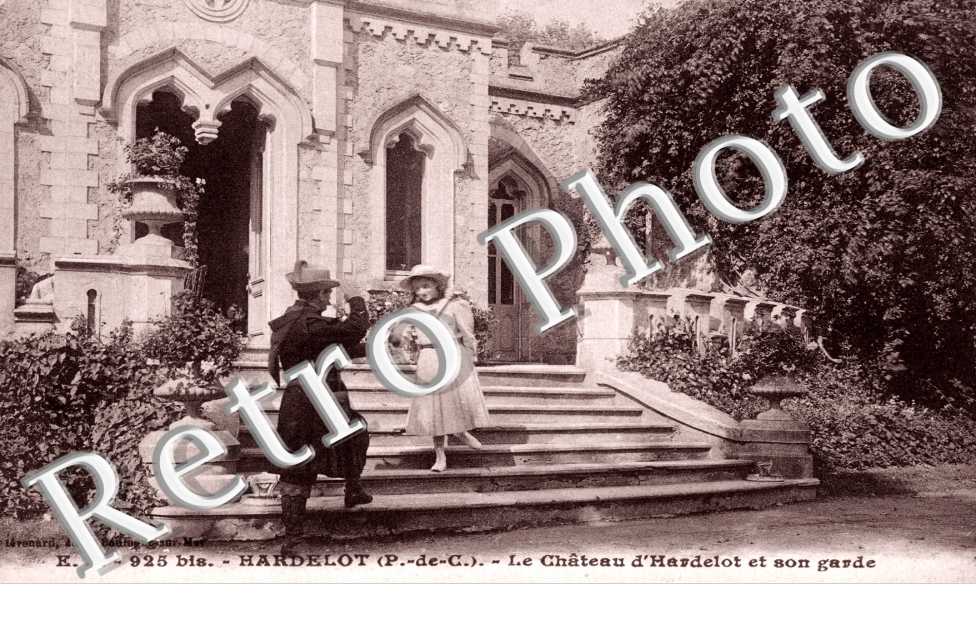 le chateau d&#039;Hardelot et son garde