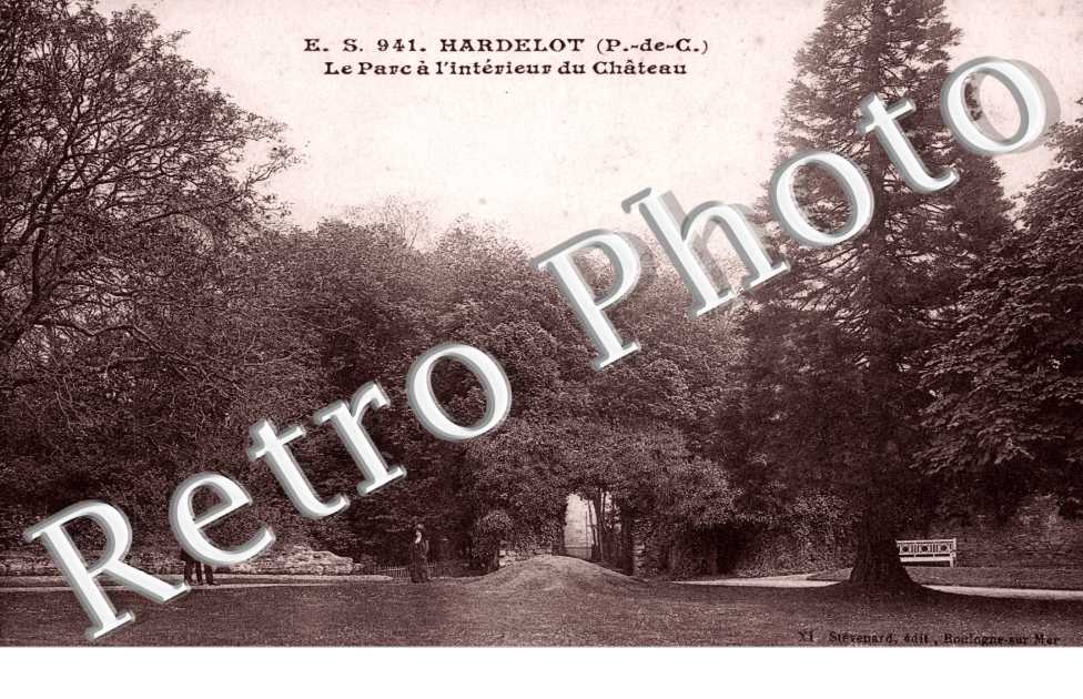 le parc a l&#039;interieur du chateau