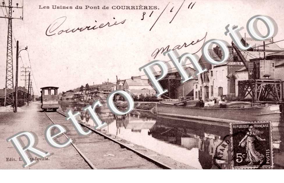 les usines du pont de Courrieres