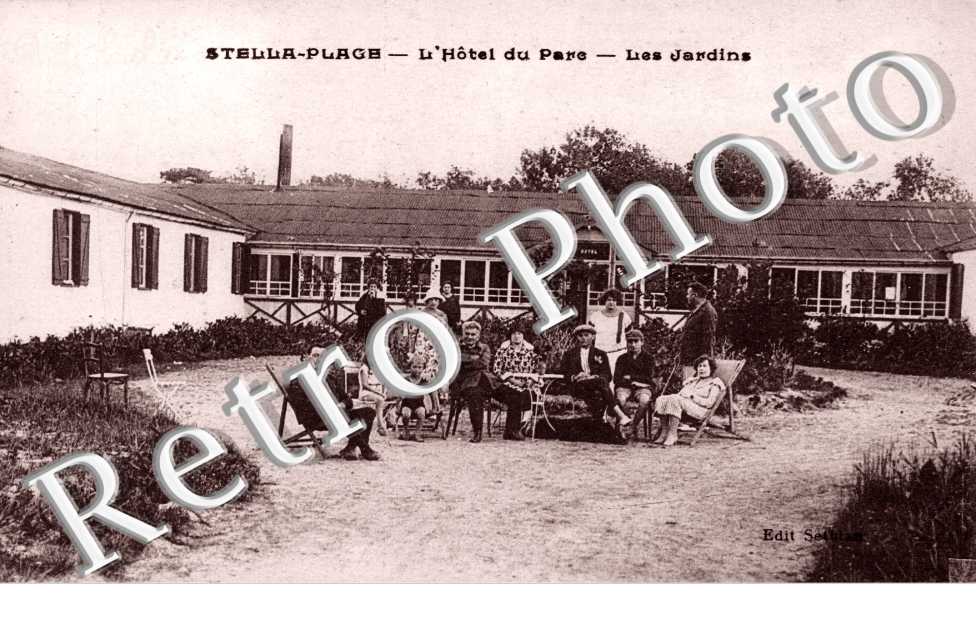STELLA-PLAGE l&#039;hotel du Parc, les jardins