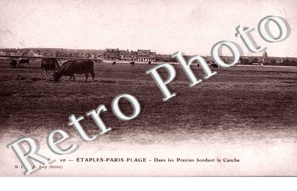 ETAPLES PARIS PLAGE dans la prairie bordant la Canche