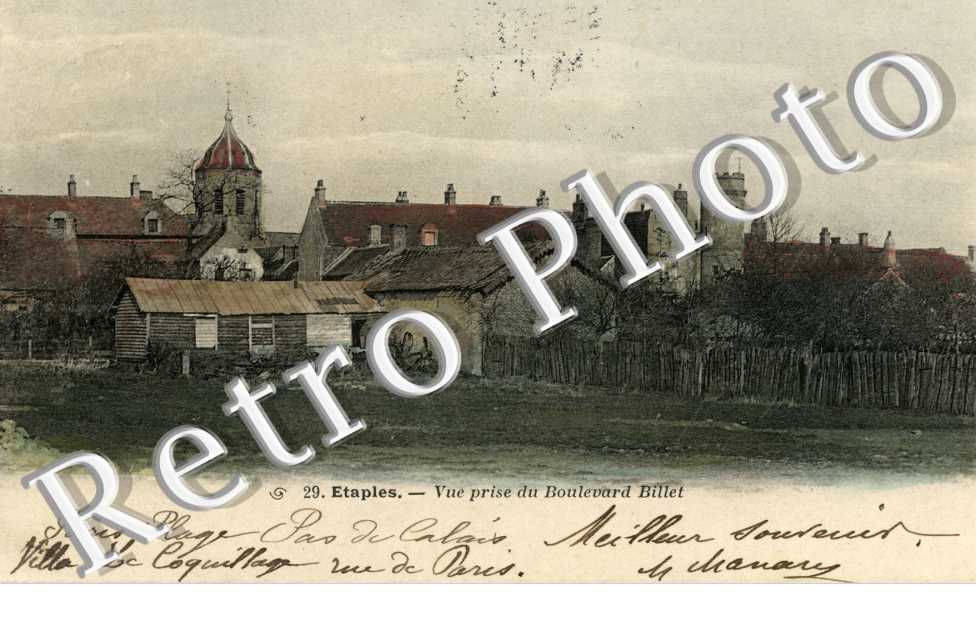 vue prise du boulevard Billet