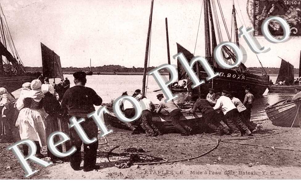 Mise a l&#039;eau d&#039;un Bateau