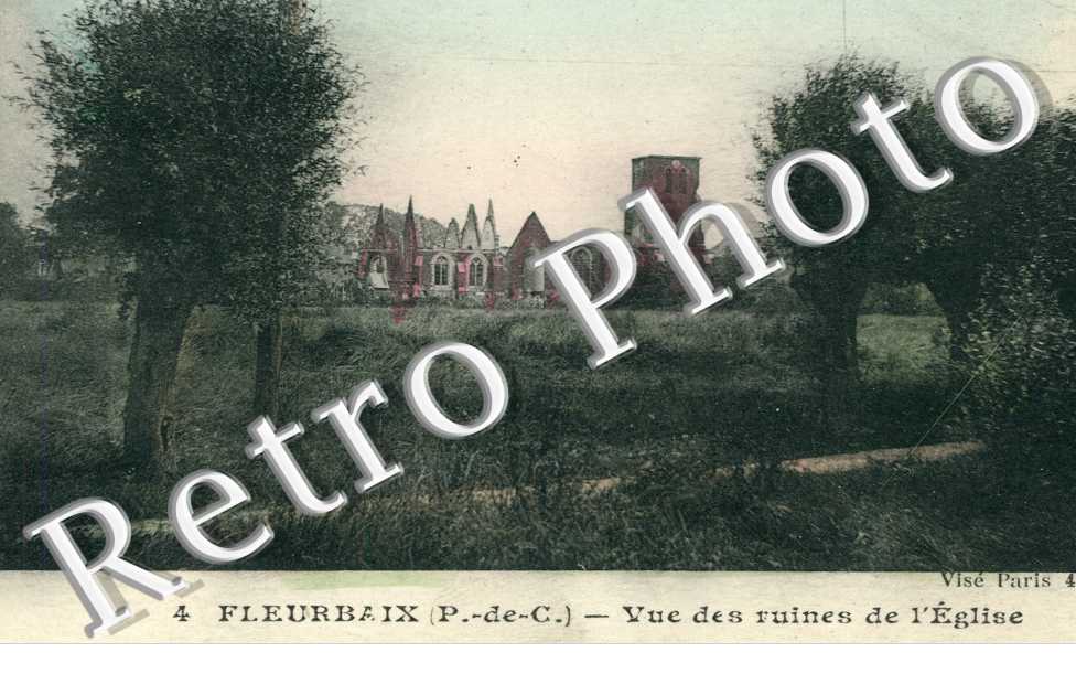 vue des ruines de l&#039; eglise