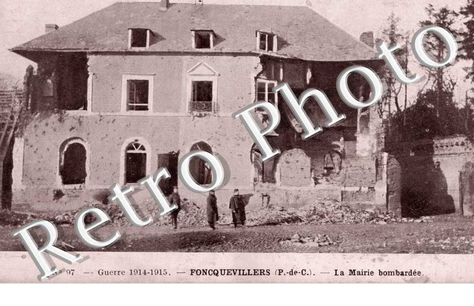 la mairie bombardee