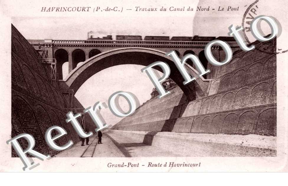 travaux du canal, le pont