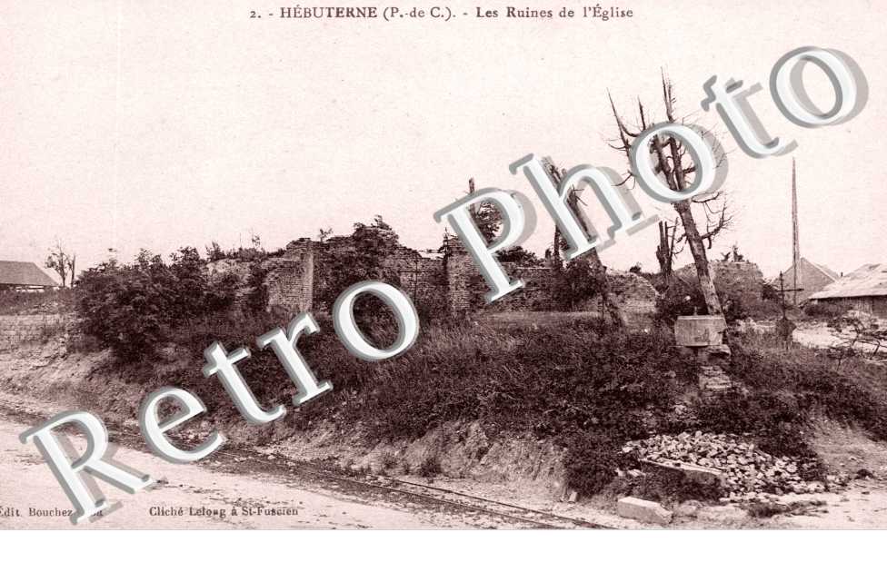 les ruines de l&#039;eglise