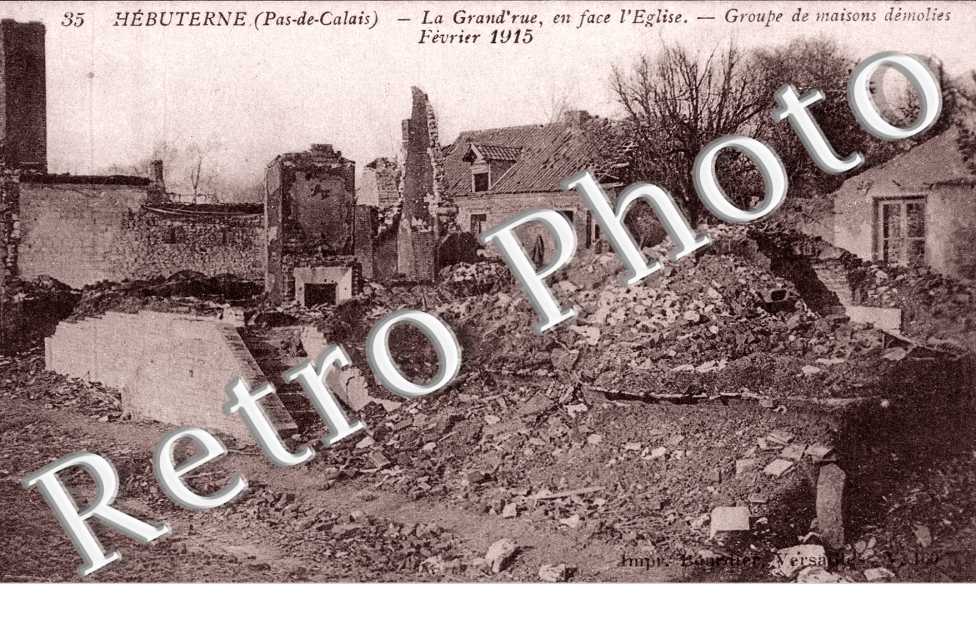la grand&#039;rue en face l&#039;lise  frier 1915