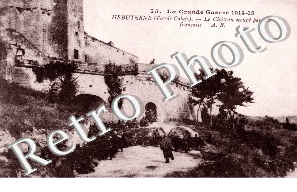 le château occuppé par l'armée française