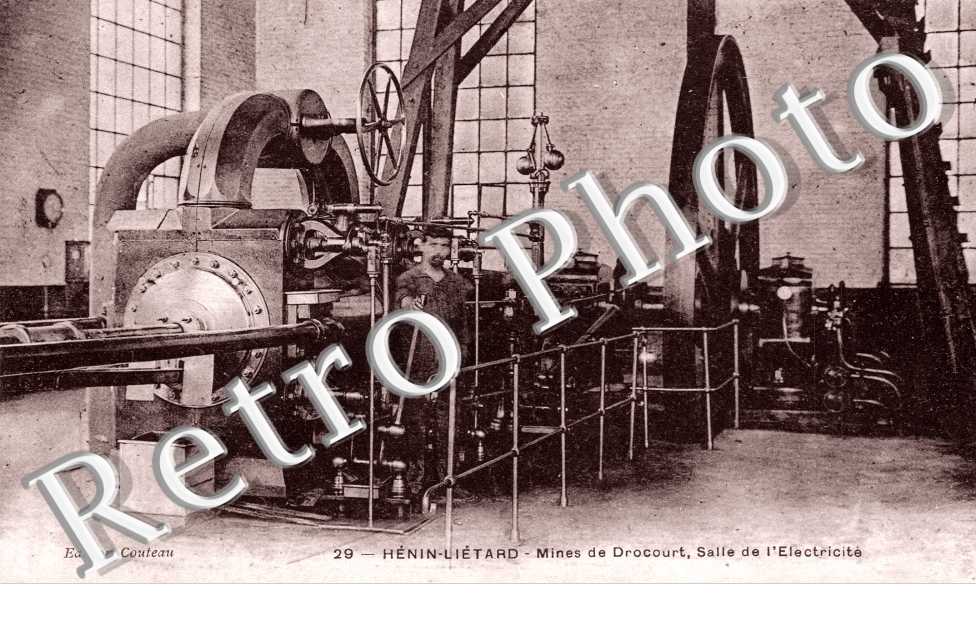 Lietard, Mines de Drocourt, Salle de l&#039;electricite