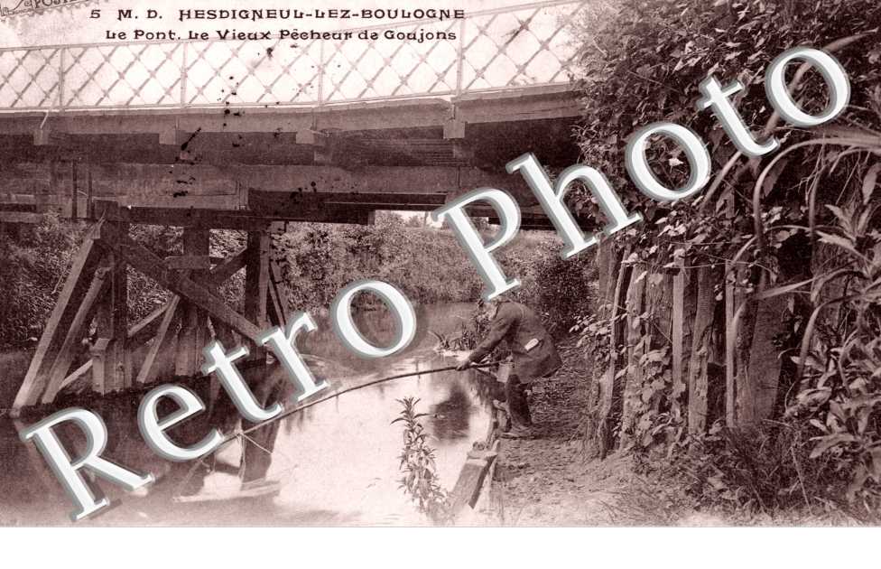 le pont, le vieux pecheur de goujons
