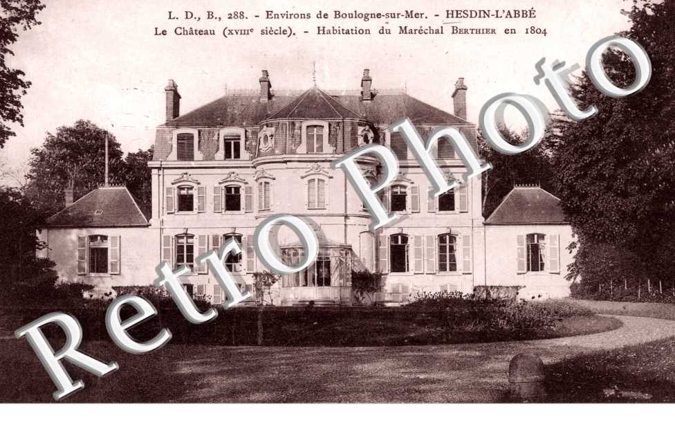 le chateau, habitation du marechal Berthier en 1804