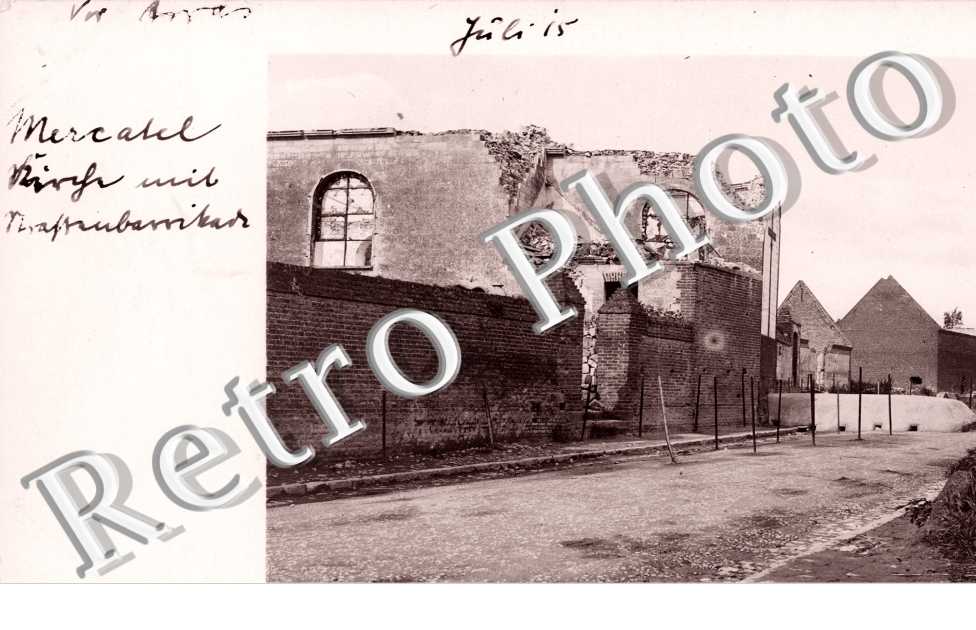 (une maison detruite - guerre 1914)