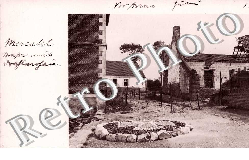 (une maison detruite - guerre 1914)