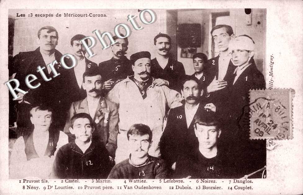 Les 13 Rescapes de Mericourt Corons